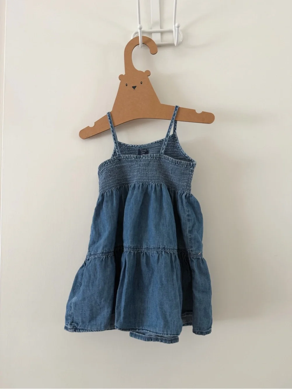 Gap Kids Smocked Denim Dress with Matching Bloomers
